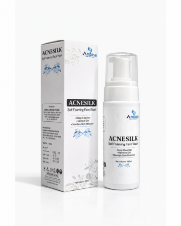 ACNESILK self foaming face wash