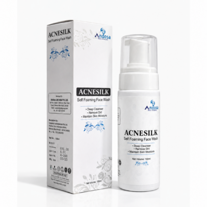 ACNESILK self foaming face wash
