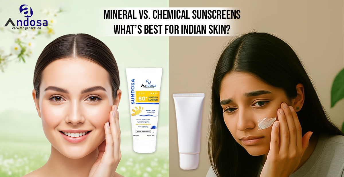 Mineral vs. Chemical Sunscreens – What’s Best for Indian Skin?