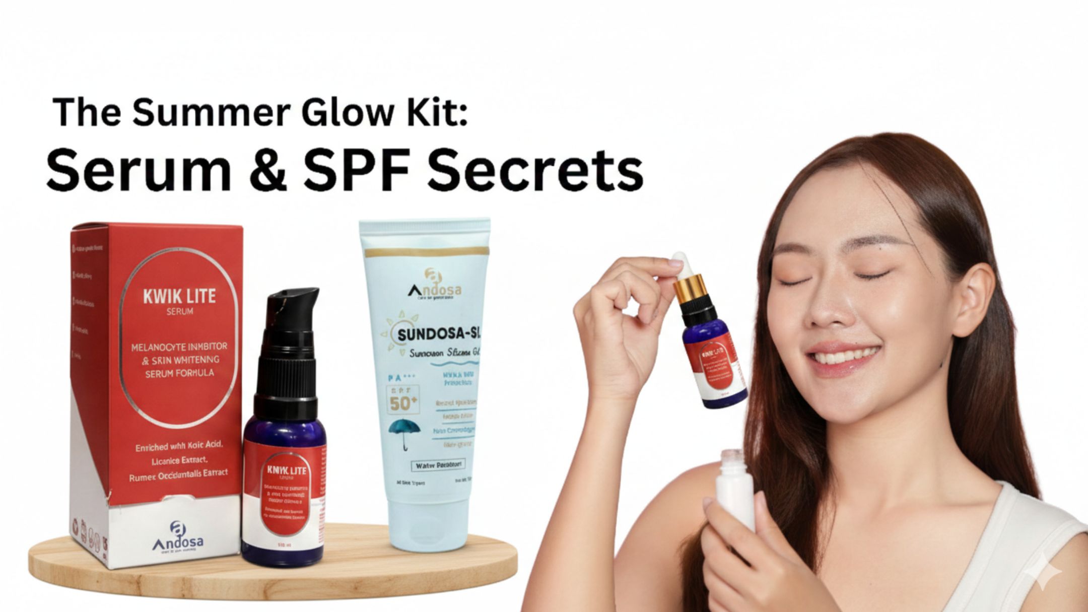 The Summer Glow Kit: Serum & SPF Secrets