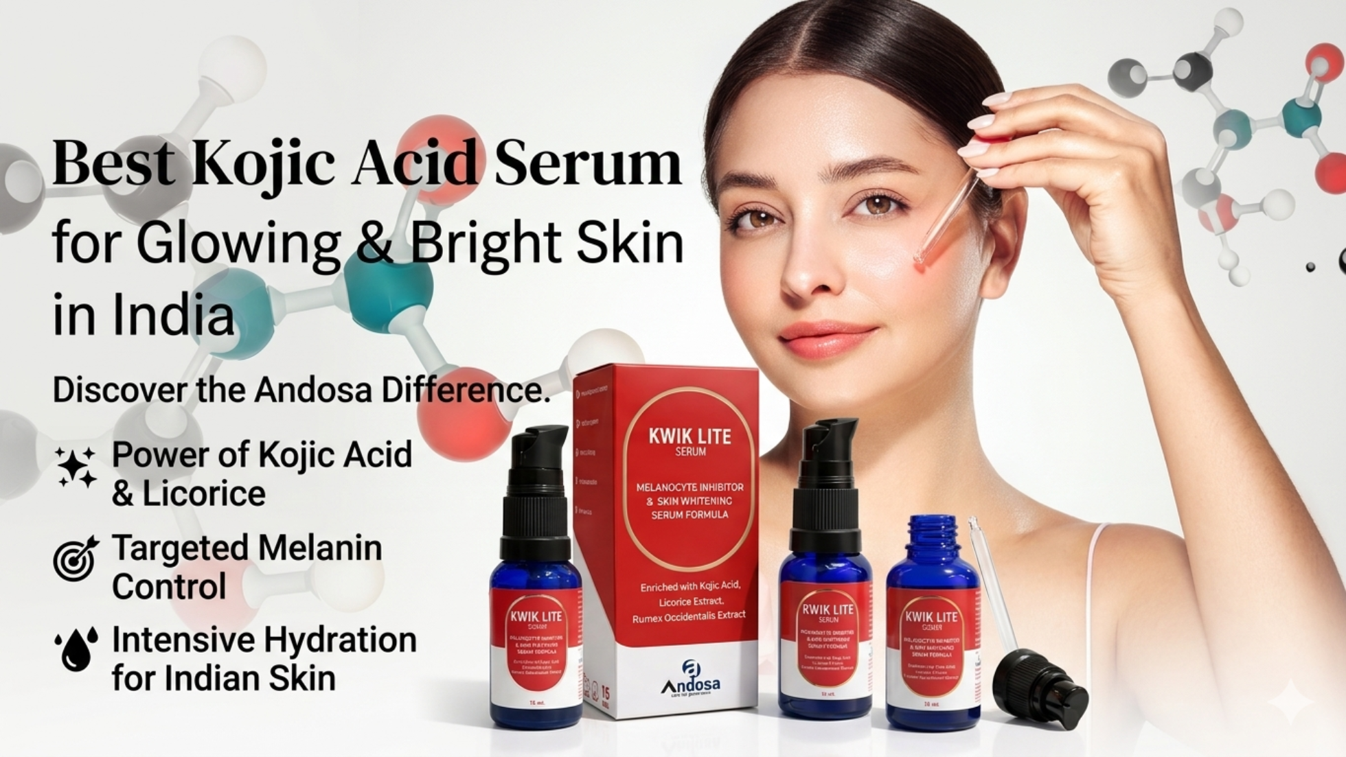 Best Kojic Acid Serum for Glowing & Bright Skin in India 