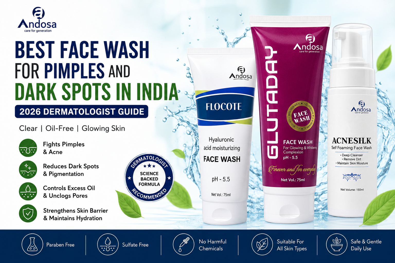 Best Face Wash for Pimples and Dark Spots in India