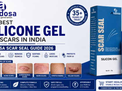 Andosa scar treatment gel banner